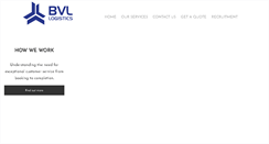 Desktop Screenshot of bvllogistics.co.uk